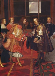 The Meeting of Louis XIV and Philippe IV on the Ile des Faisans (detail)